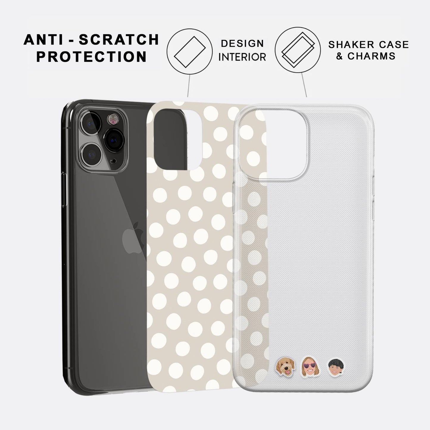 Shaker Case™ with Soft Spot Case Design