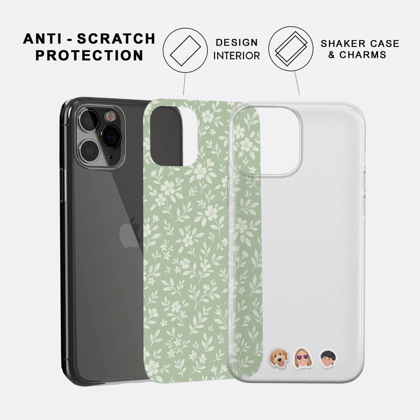 Shaker Case™ with Garden Whisper Case Design