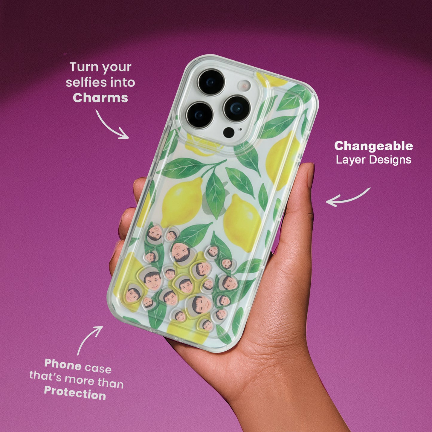 Shaker Case™ with Lemon Squeeze Case Design