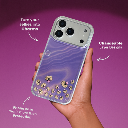 Shaker Case™ 💧 with Amethyst Drift Case Design