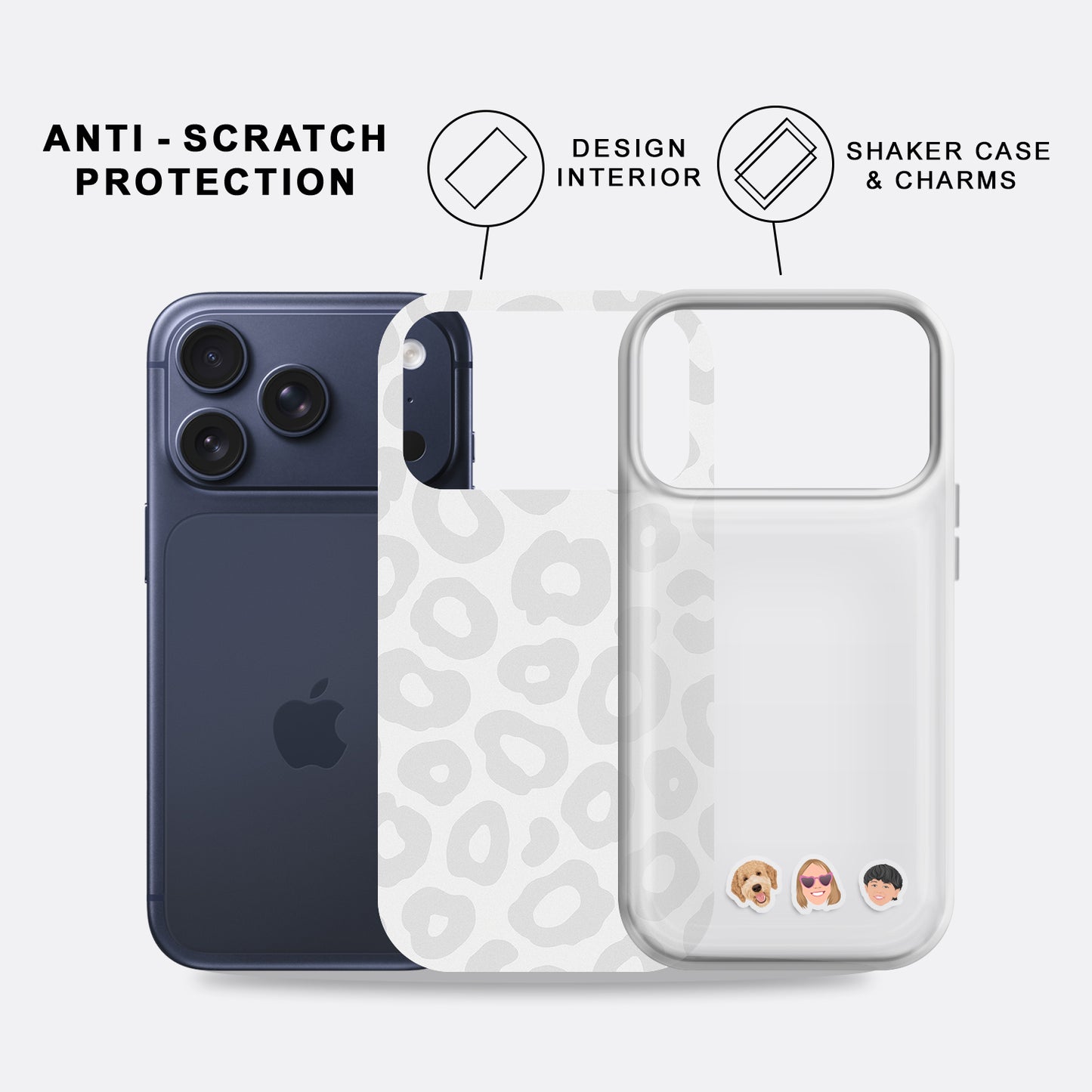 Shaker Case™ 💧 with Lunar Leopard Case Design