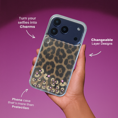 Shaker Case™ 💧 with Chic Cheetah Case Design