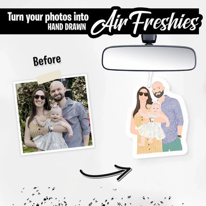 Turn Photos into Hand Drawn Air Fresheners