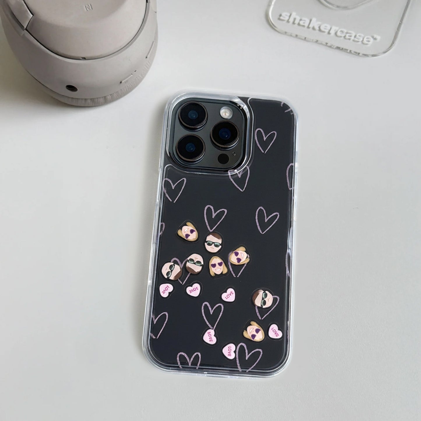 Shaker Case™ 💧 with Doodle Love Case Design
