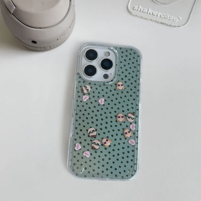 Shaker Case™ 💧 with Dotted Jungle Case Design