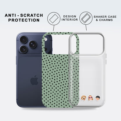 Shaker Case™ 💧 with Dotted Jungle Case Design