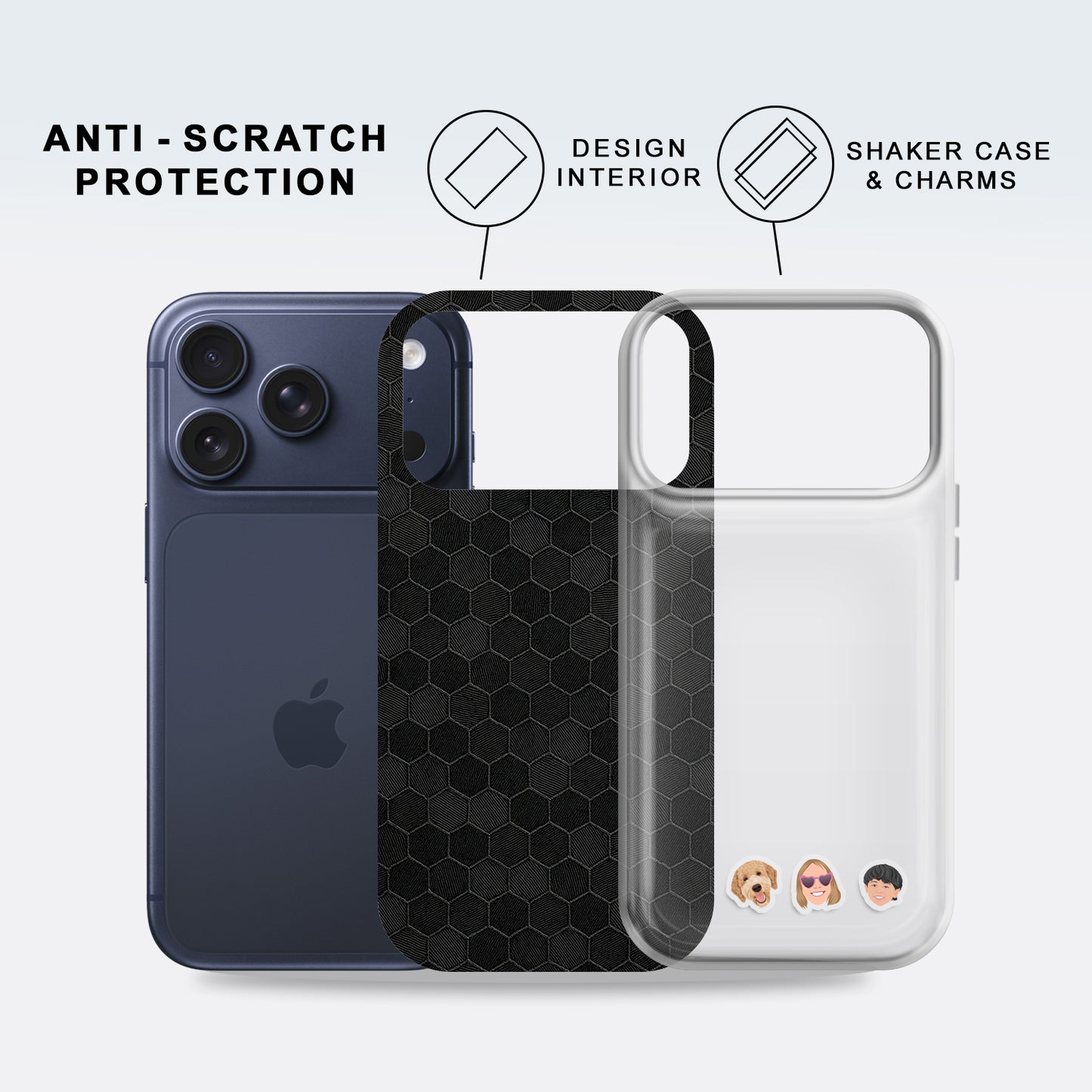 Shaker Case™ with Carbon Hive Case Design