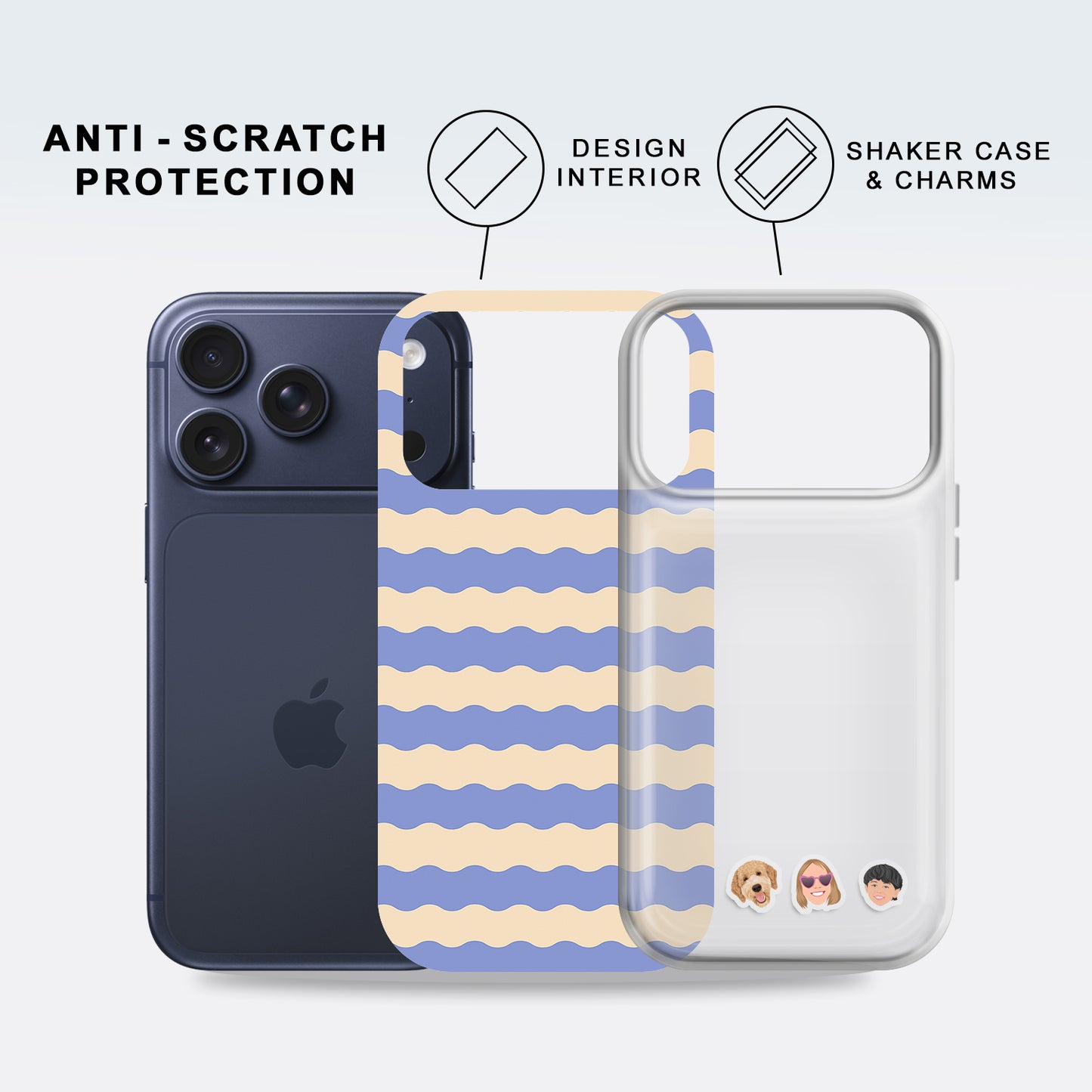 Shaker Case™ with Subtle Surf Case Design