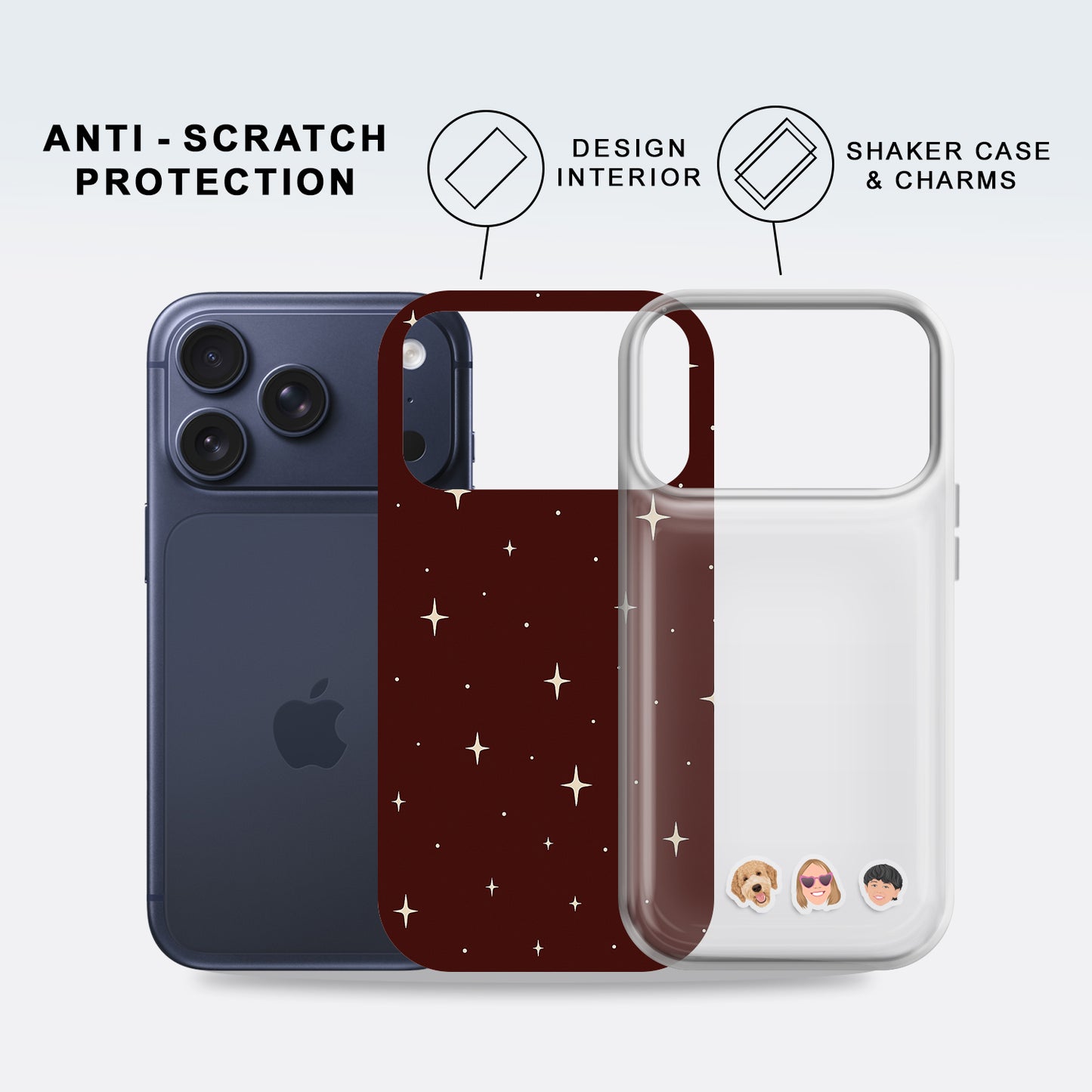 Shaker Case™ with Crimson Cosmos Case Design