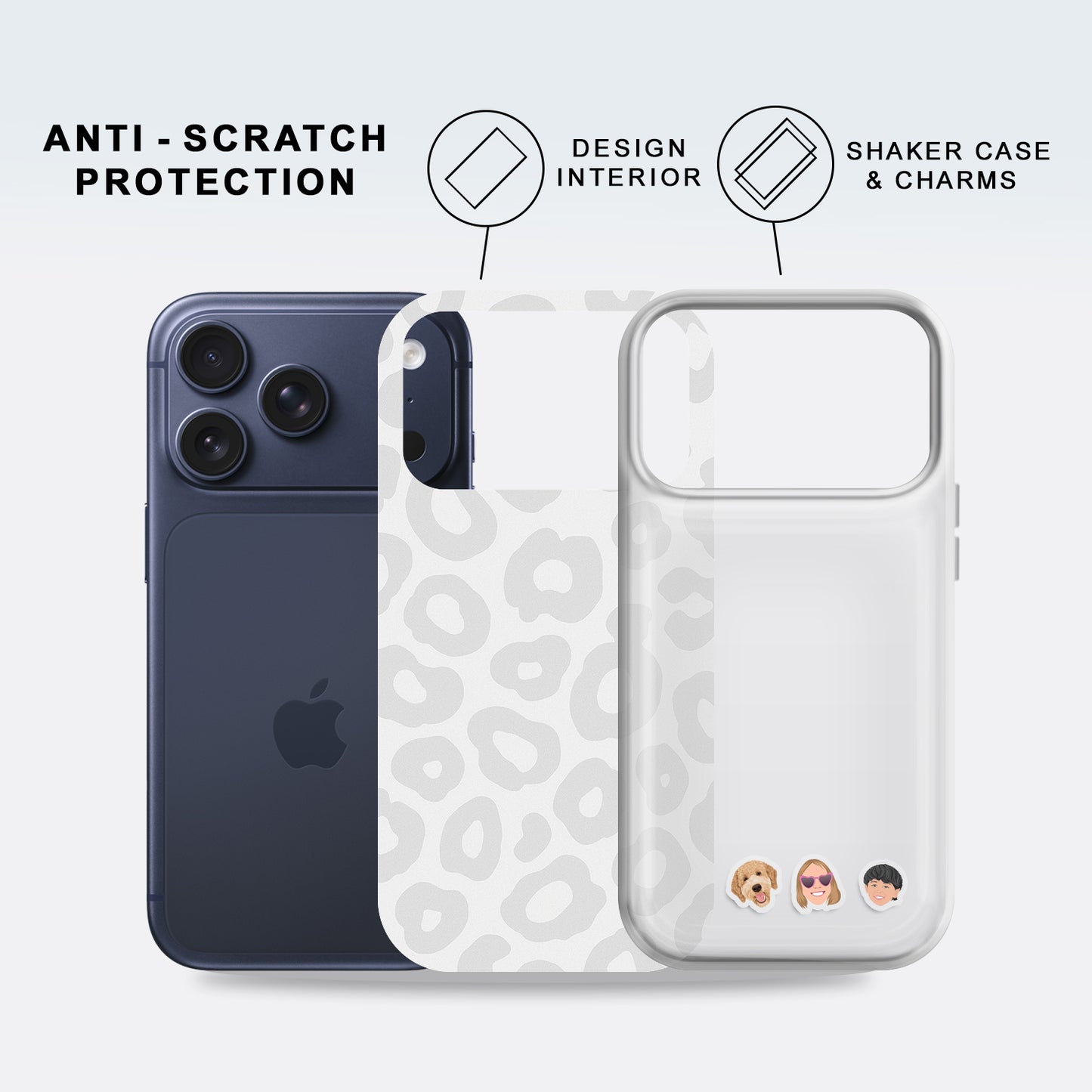 Shaker Case™ with Lunar Leopard Case Design