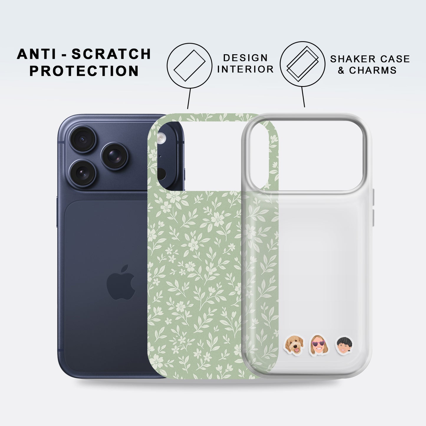 Shaker Case™ with Garden Whisper Case Design