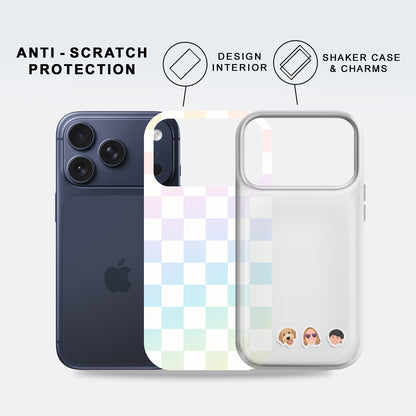 Shaker Case™ with Cotton Candy Grid Case Design