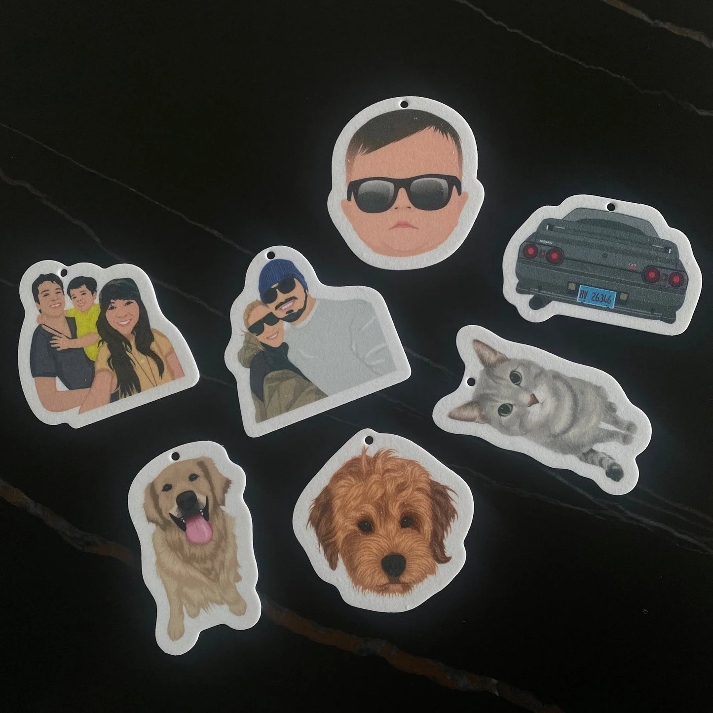 Turn Photos into Hand Drawn Air Fresheners