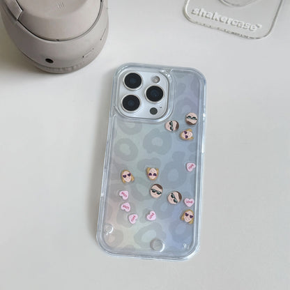 Shaker Case™ 💧 with Lunar Leopard Case Design