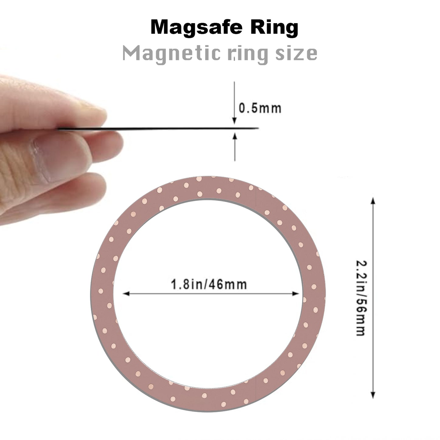 Dotted Blush | Magnetic Ring
