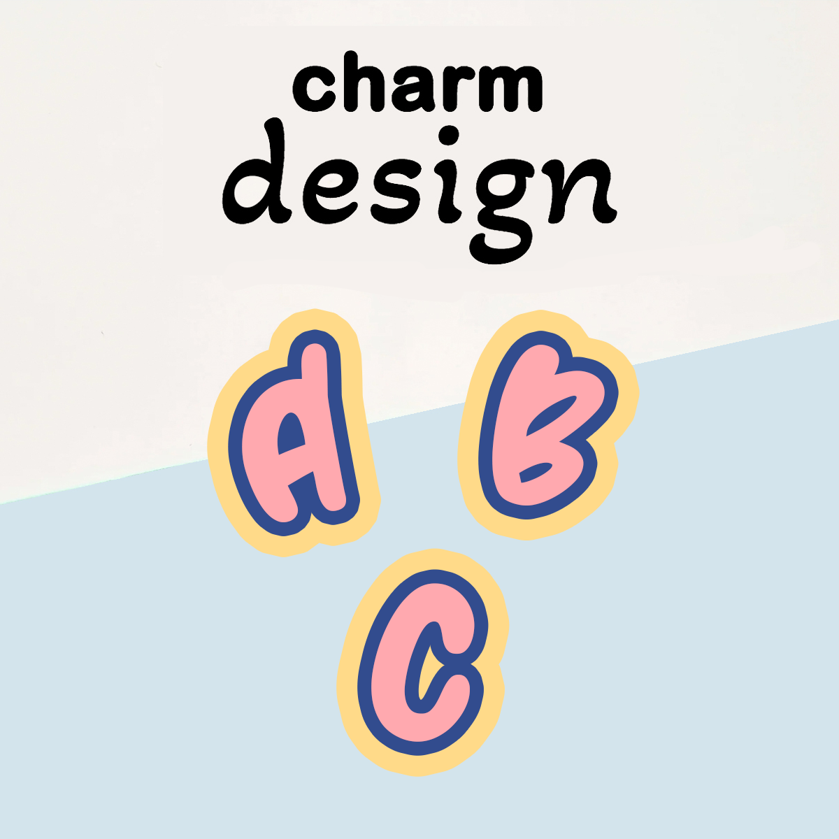 Type Charms |  Pink Lemonade