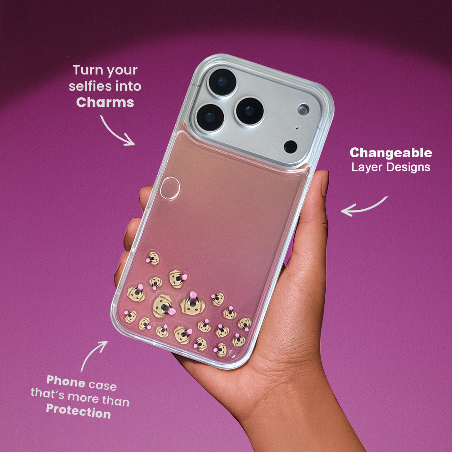 Shaker Case™ 💧 with Sunset Sorbet Case Design