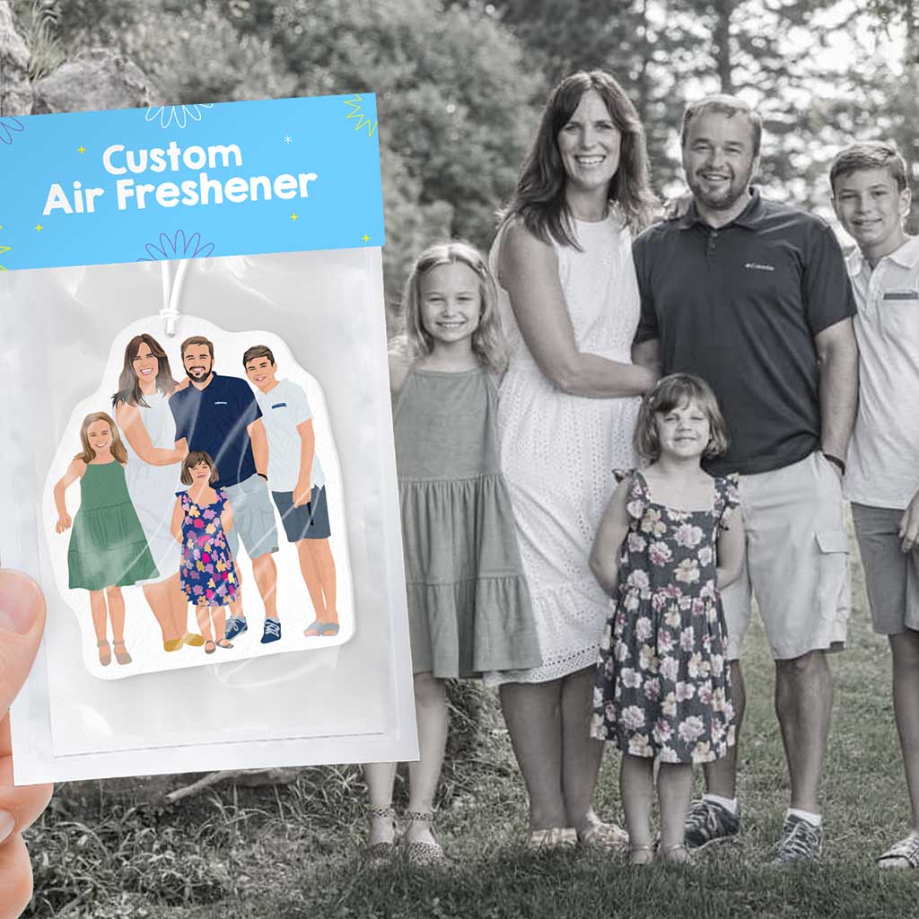 Turn Photos into Hand Drawn Air Fresheners