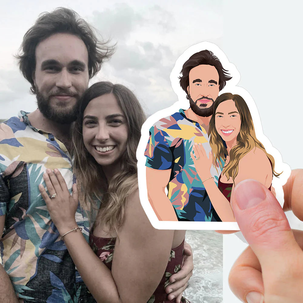 Turn Photos into Hand Drawn Stickers