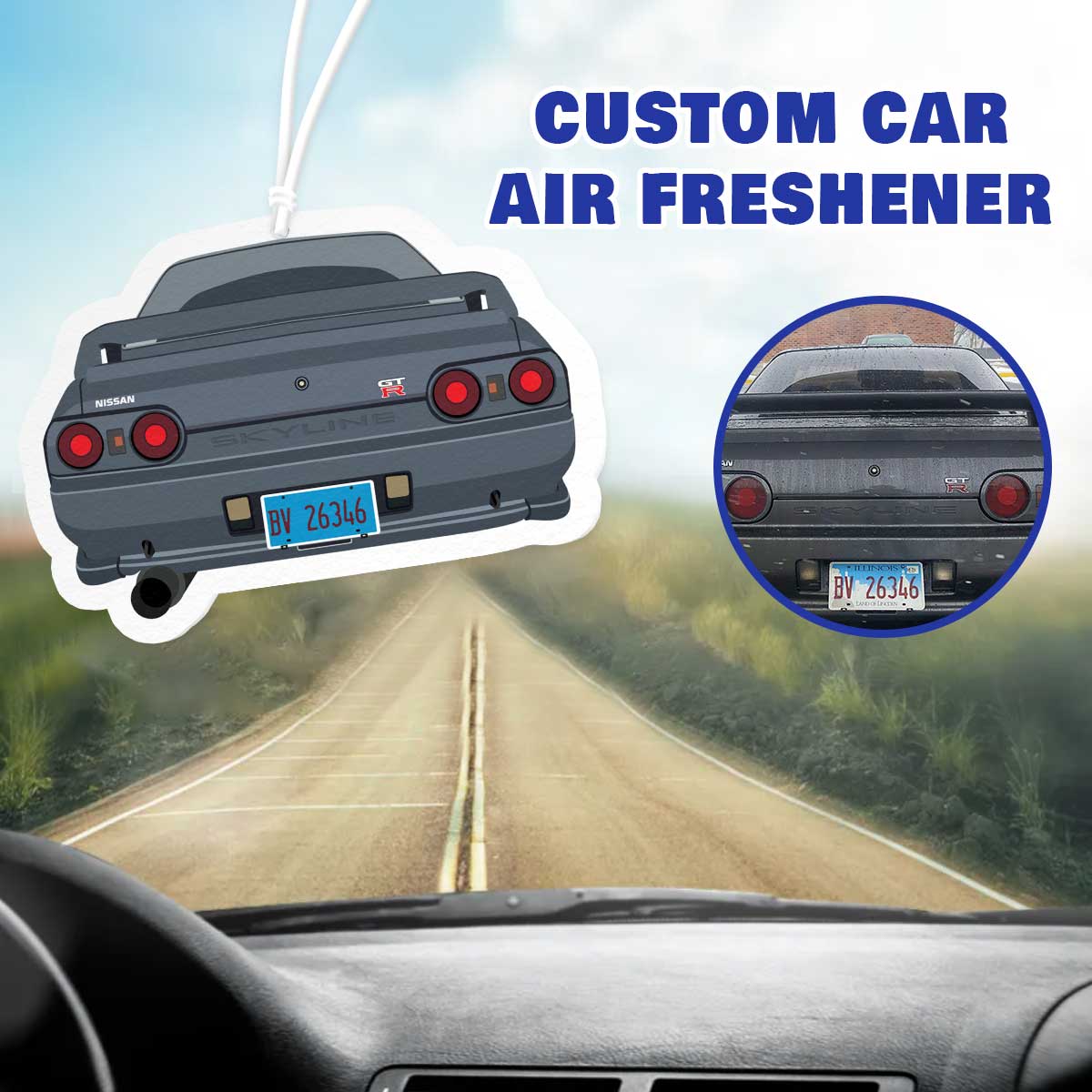 Turn Photos into Hand Drawn Air Fresheners