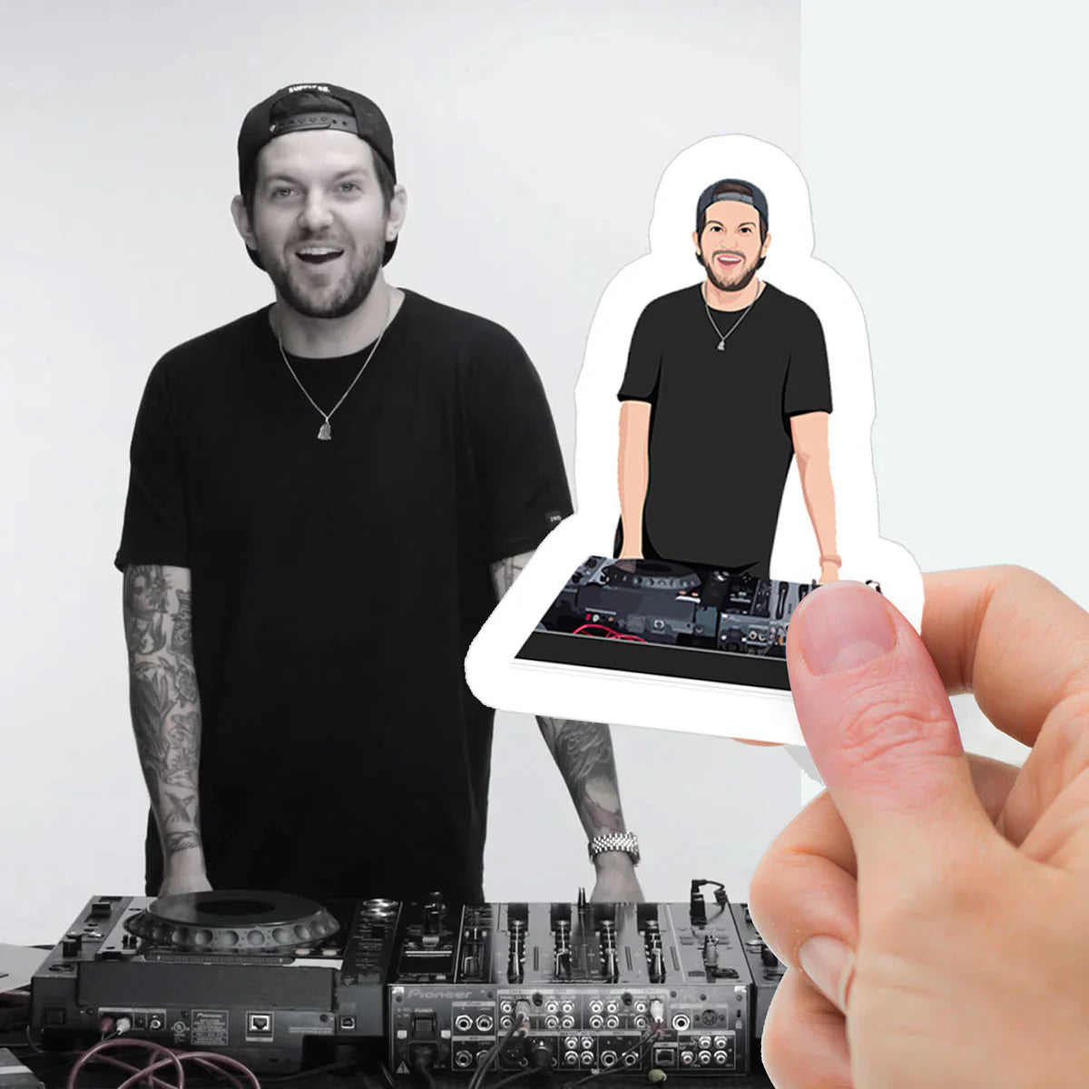 Turn Photos into Hand Drawn Stickers