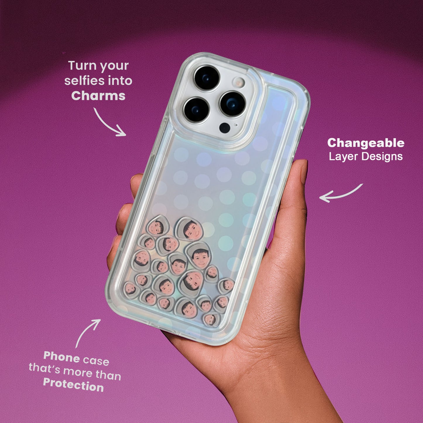 Shaker Case™ with Soft Spot Case Design
