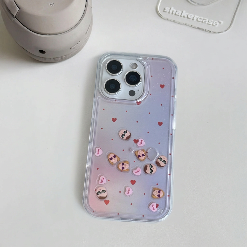 Shaker Case™ 💧 with Polka Love Case Design