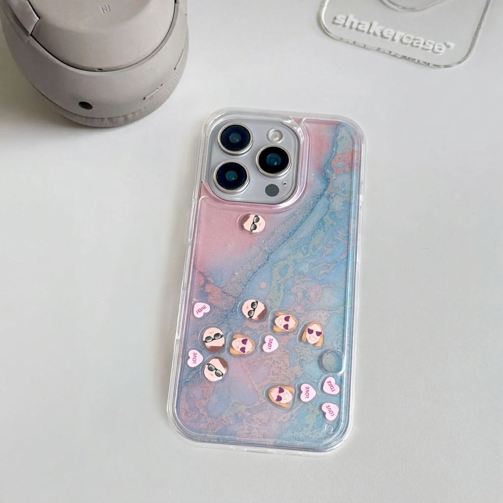Shaker Case™ 💧 with Rose Lagoon Case Design