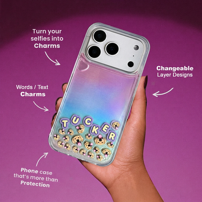 Shaker Case™ 💧 with Custom Charms