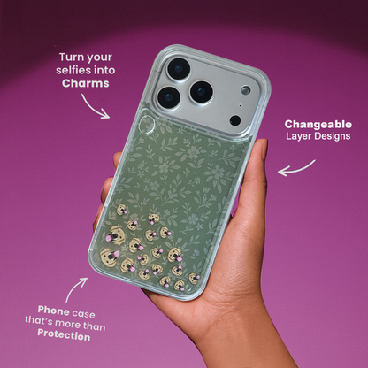 Shaker Case™ 💧 with Garden Whispers Case Design