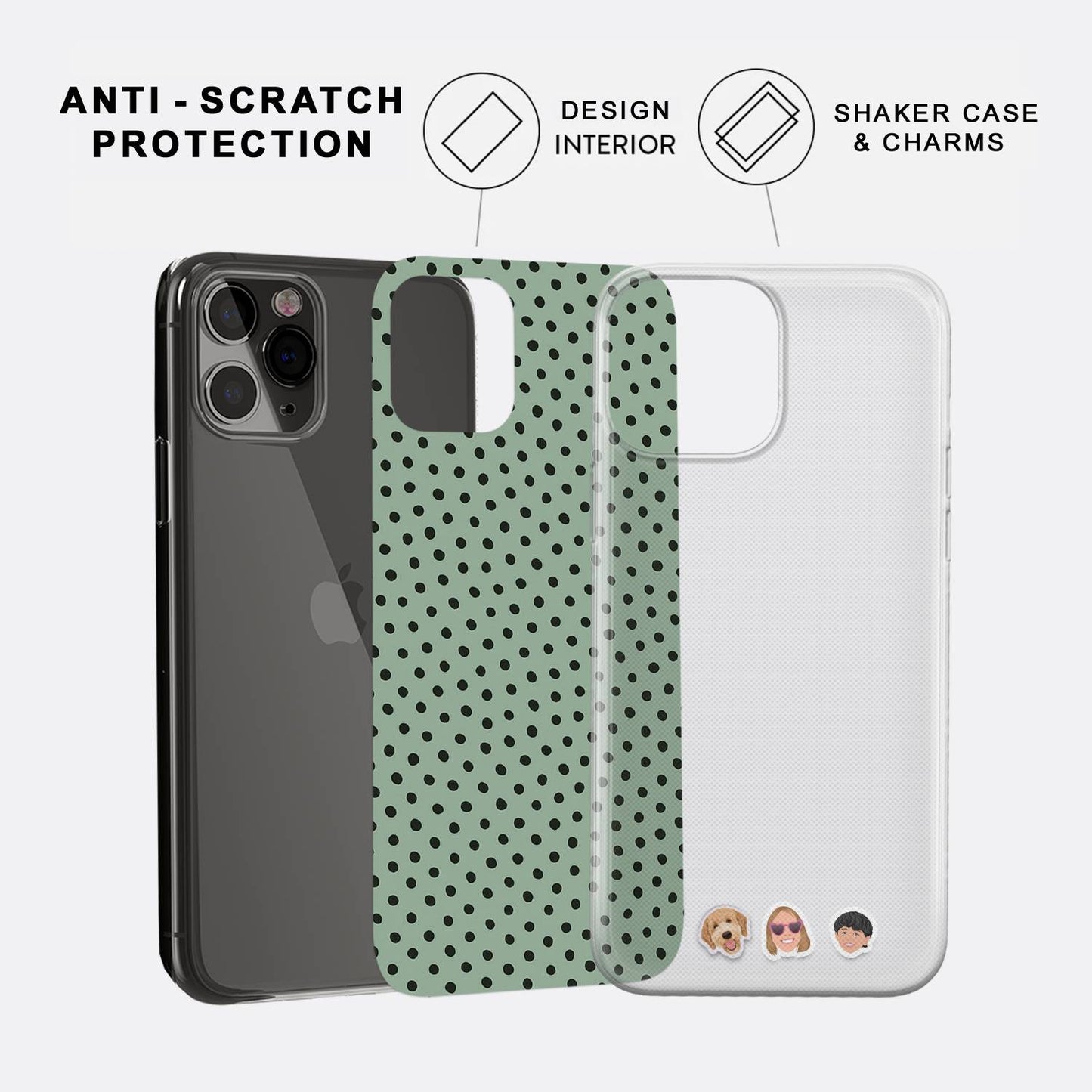 Shaker Case™ with Dotted Jungle Case Design