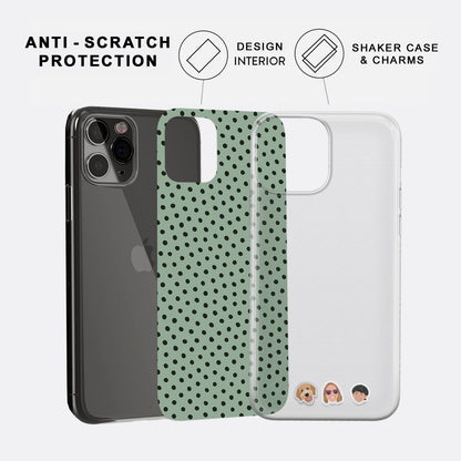 Shaker Case™ with Dotted Jungle Case Design