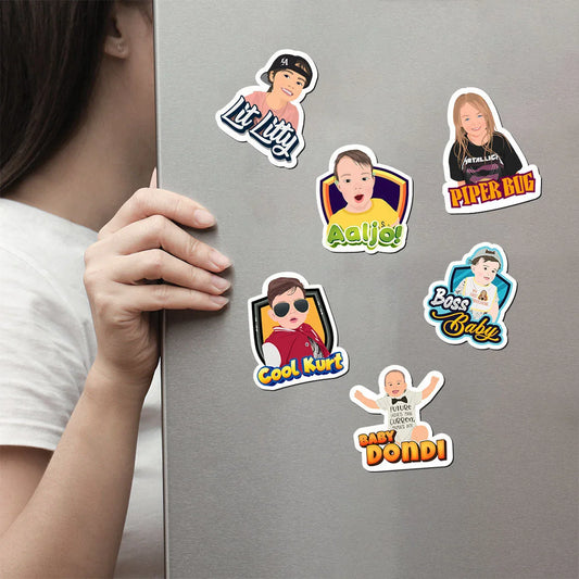 Turn Photos into Hand Drawn Magnets