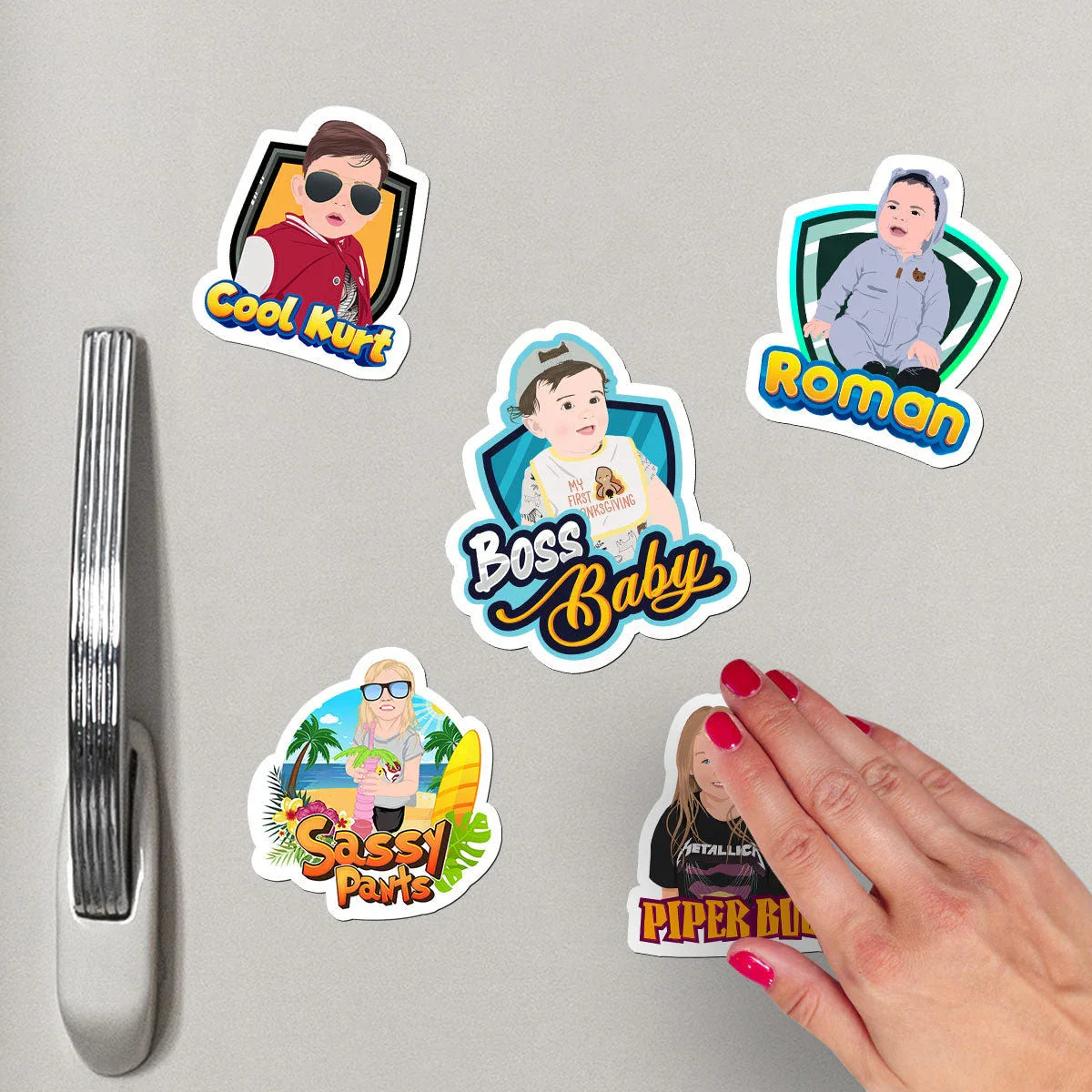 Turn Photos into Hand Drawn Magnets