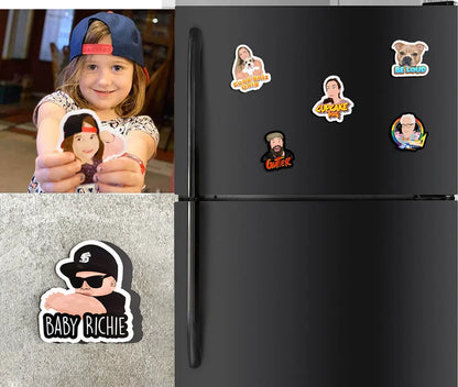 Turn Photos into Hand Drawn Magnets