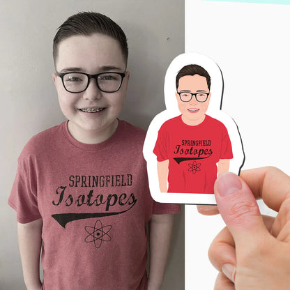 Turn Photos into Hand Drawn Magnets