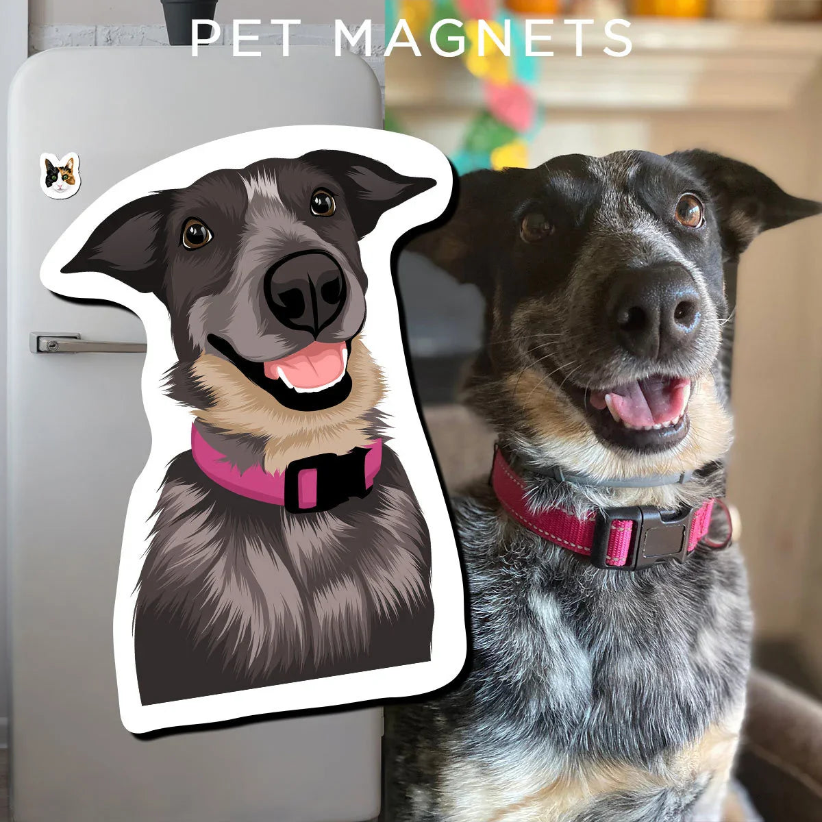 Turn Photos into Hand Drawn Magnets