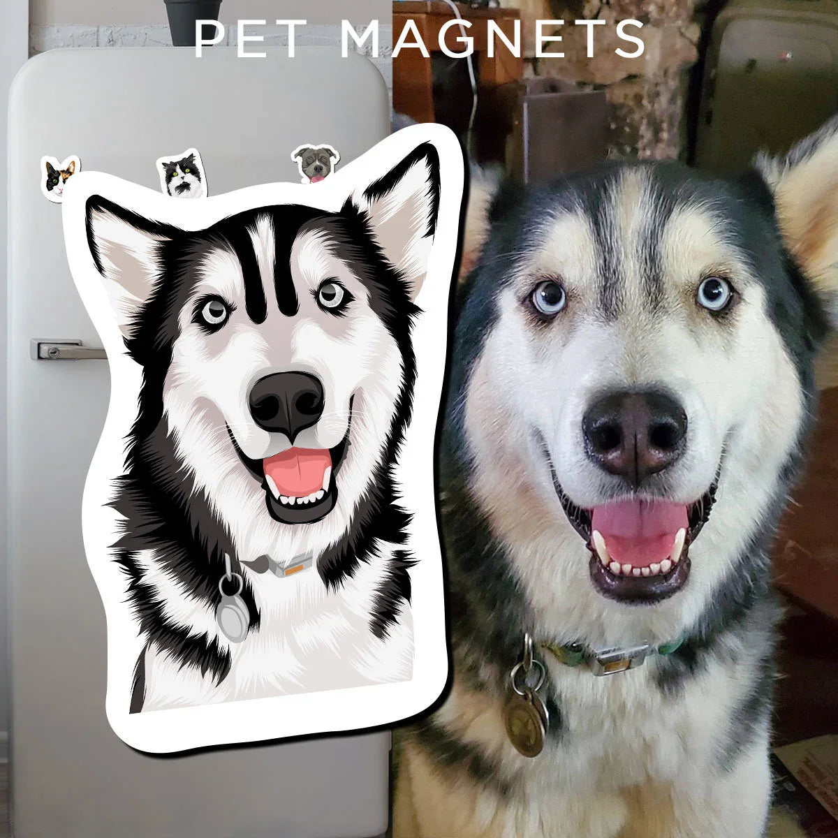 Turn Photos into Hand Drawn Magnets