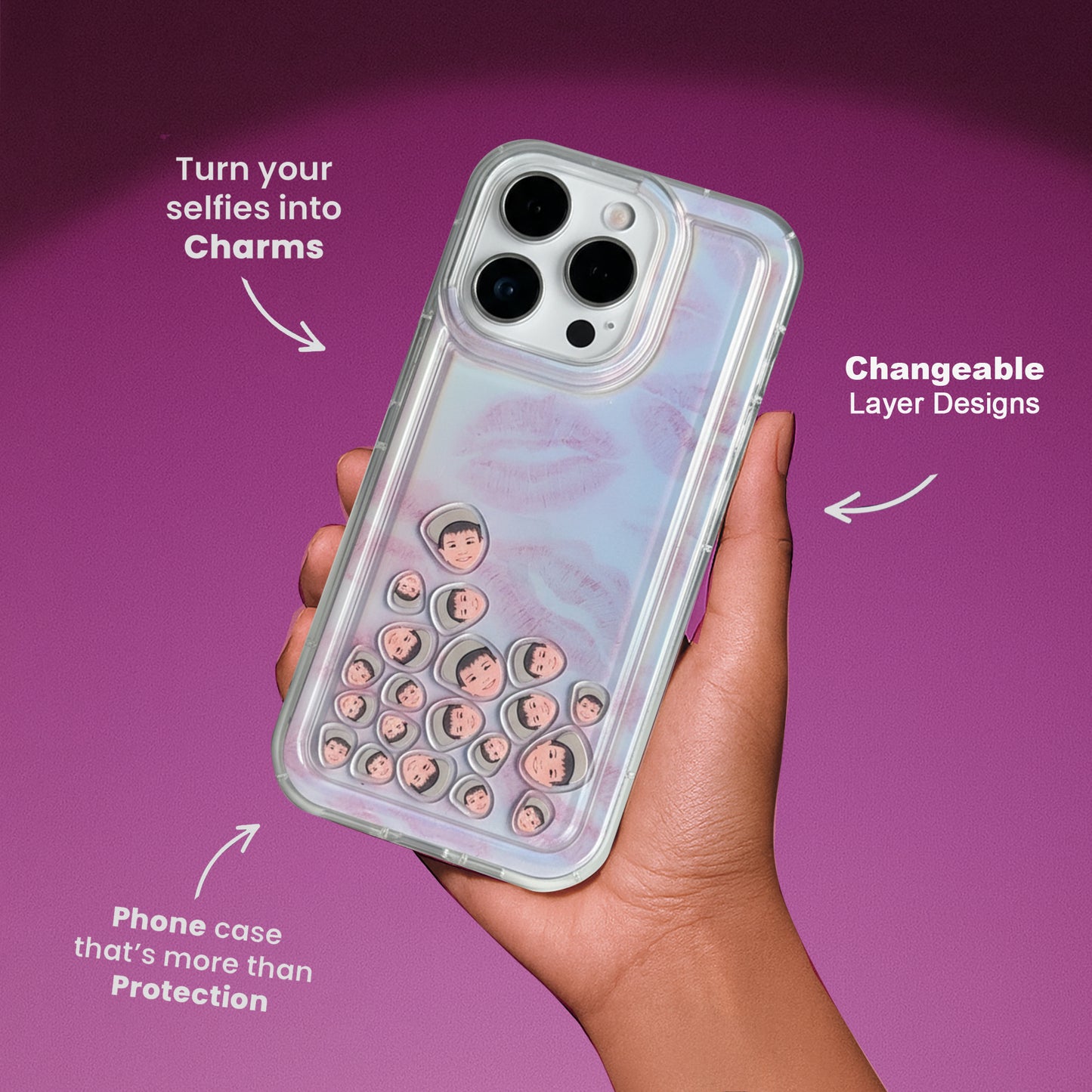 Shaker Case™ with Pucker Up  Case Design