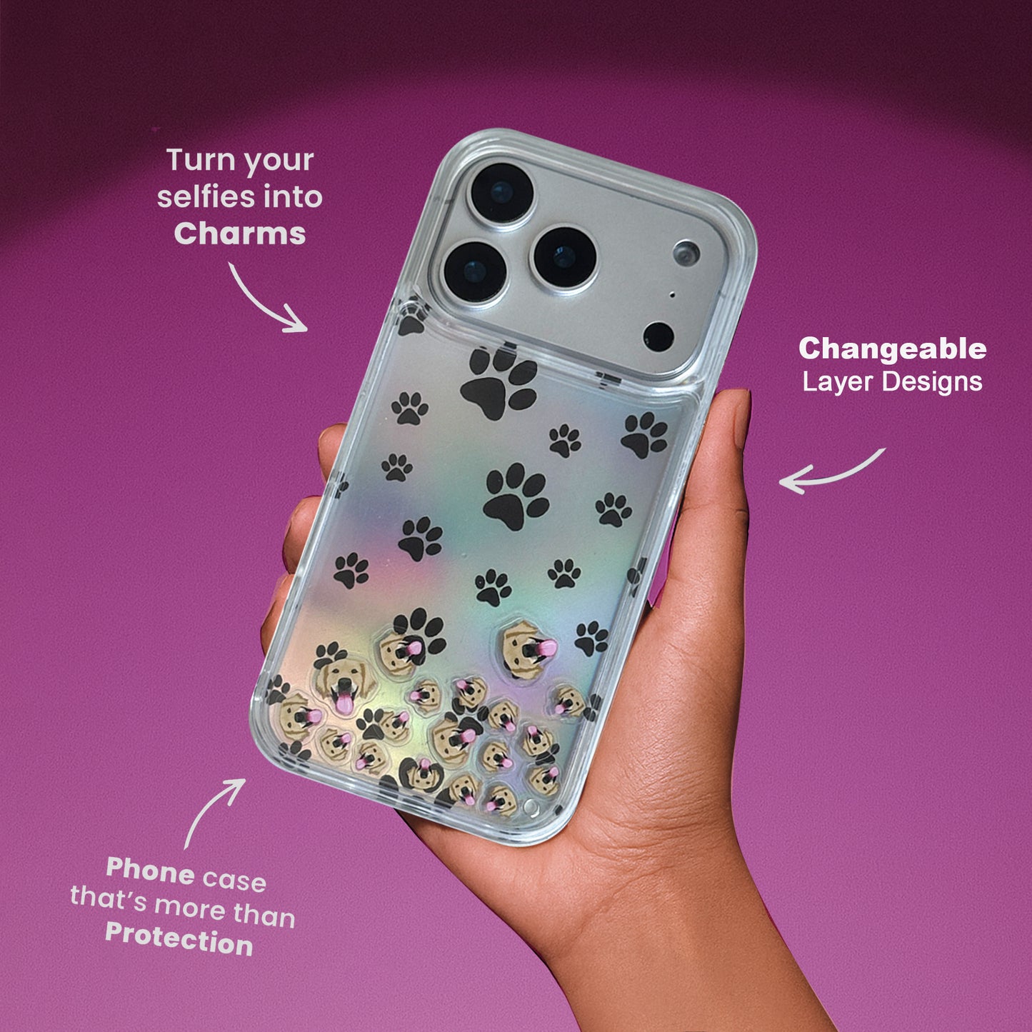 Shaker Case™ with Pawfect Tracks  Case Design