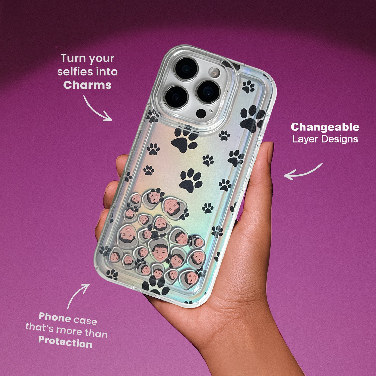 Shaker Case™ with Pawfect Tracks  Case Design