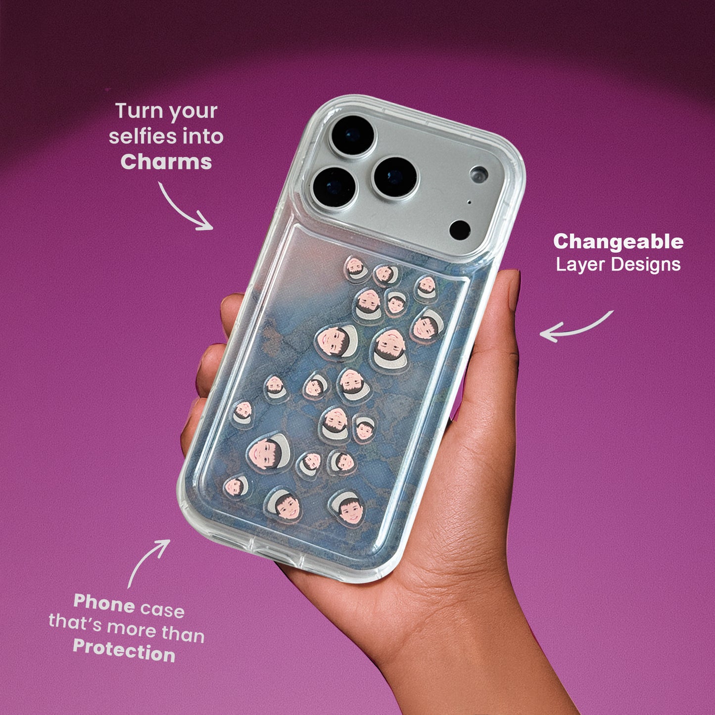 Shaker Case™ with Rose Lagoon Case Design