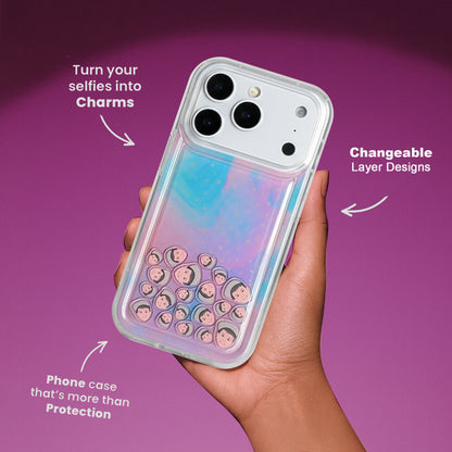 Shaker Case™ with Cotton Candy Galaxy Case Design