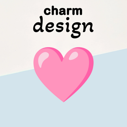 Pink Heart Charms