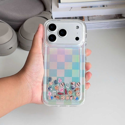 Shaker Case™ with Cotton Candy Grid Case Design