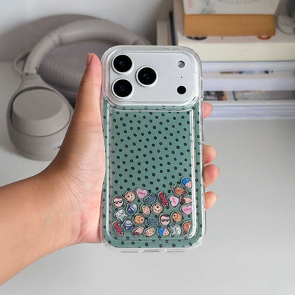 Shaker Case™ with Dotted Jungle Case Design