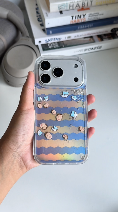 ShakerCase Personalized Phone Case with Shaking Charms Shaker Cases ShakerCase Personalized Phone Case with Shaking Charms Shaker Cases
