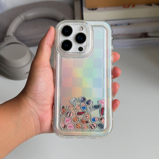 Shaker Case™ with Cotton Candy Grid Case Design
