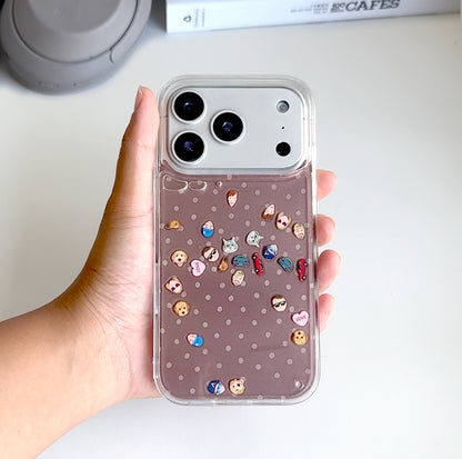 Shaker Case™ 💧 with Dotted Blush Case Design