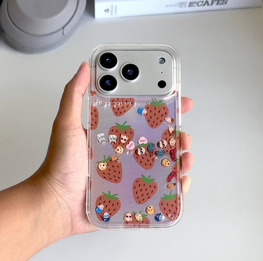 Shaker Case™ 💧 with Strawberry Case Design